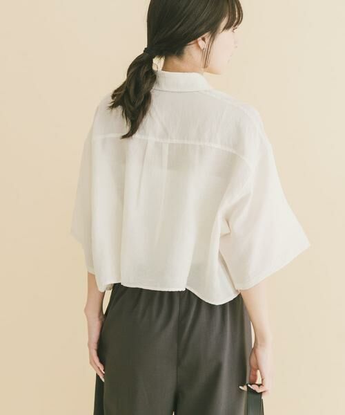 URBAN RESEARCH ITEMS / アーバンリサーチ アイテムズ シャツ・ブラウス | ドットボタンハンソデシアーシャツ | 詳細21