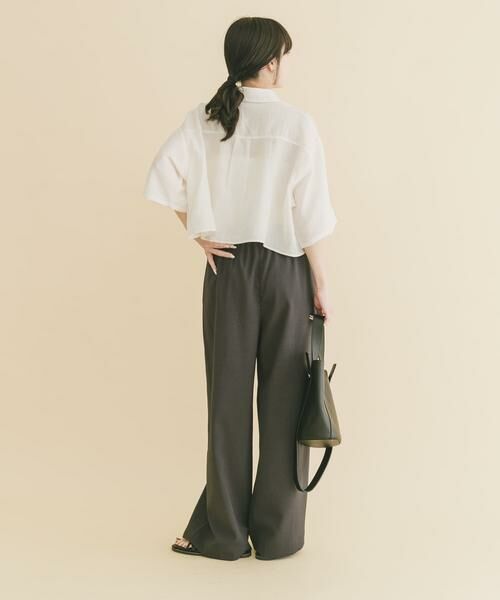 URBAN RESEARCH ITEMS / アーバンリサーチ アイテムズ シャツ・ブラウス | ドットボタンハンソデシアーシャツ | 詳細22