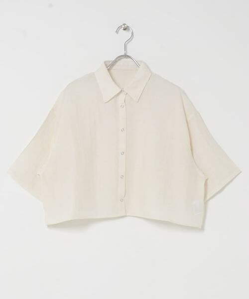 URBAN RESEARCH ITEMS / アーバンリサーチ アイテムズ シャツ・ブラウス | ドットボタンハンソデシアーシャツ | 詳細24