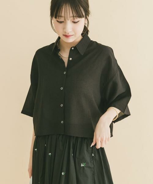 URBAN RESEARCH ITEMS / アーバンリサーチ アイテムズ シャツ・ブラウス | ドットボタンハンソデシアーシャツ | 詳細26