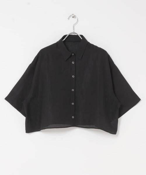 URBAN RESEARCH ITEMS / アーバンリサーチ アイテムズ シャツ・ブラウス | ドットボタンハンソデシアーシャツ | 詳細30