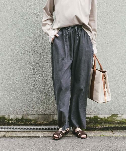 URBAN RESEARCH ITEMS / アーバンリサーチ アイテムズ デニムパンツ | レーヨンデニムワイドパンツ | 詳細8