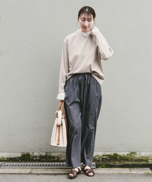 URBAN RESEARCH ITEMS / アーバンリサーチ アイテムズ デニムパンツ | レーヨンデニムワイドパンツ | 詳細9