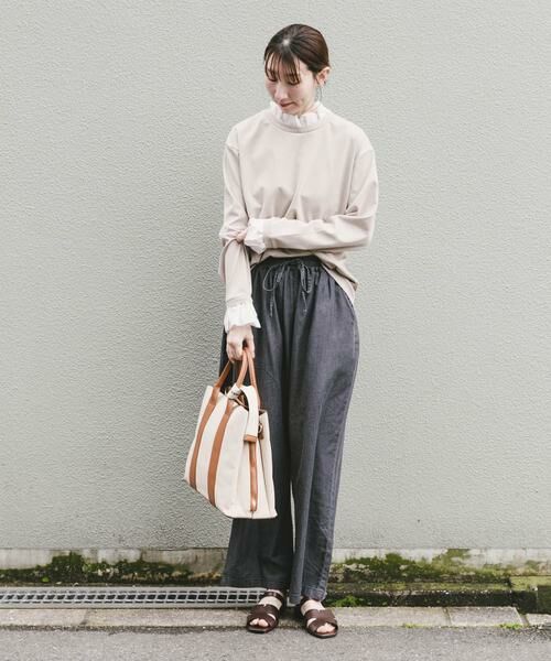 URBAN RESEARCH ITEMS / アーバンリサーチ アイテムズ デニムパンツ | レーヨンデニムワイドパンツ | 詳細10