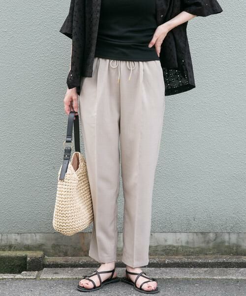 URBAN RESEARCH ITEMS / アーバンリサーチ アイテムズ その他パンツ | 『イージーケア/接触冷感/UVカット』SMOOTH LINEN TOUCH パンツ（ベージュ）