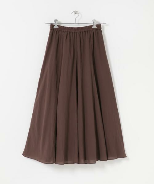 URBAN RESEARCH ITEMS / アーバンリサーチ アイテムズ ロング・マキシ丈スカート | コットン楊柳フレアスカート | 詳細13