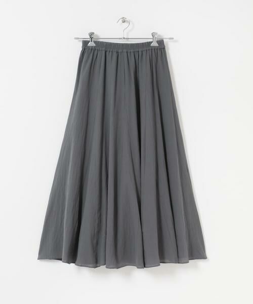 URBAN RESEARCH ITEMS / アーバンリサーチ アイテムズ ロング・マキシ丈スカート | コットン楊柳フレアスカート | 詳細16