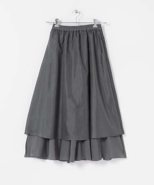 URBAN RESEARCH ITEMS / アーバンリサーチ アイテムズ ロング・マキシ丈スカート | コットン楊柳フレアスカート | 詳細18