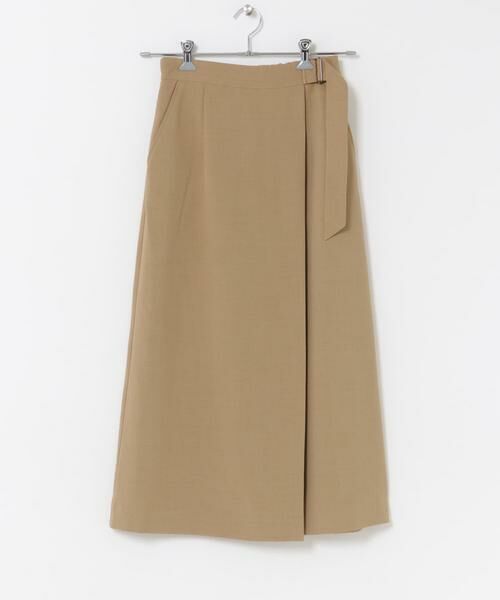 URBAN RESEARCH ITEMS / アーバンリサーチ アイテムズ ロング・マキシ丈スカート | 『イージーケア/接触冷感/UVカット』SMOOTH LINEN TOUCH ラップスカート | 詳細5