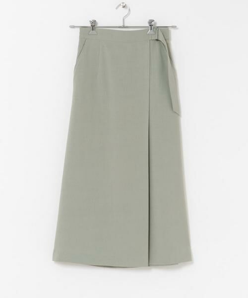 URBAN RESEARCH ITEMS / アーバンリサーチ アイテムズ ロング・マキシ丈スカート | 『イージーケア/接触冷感/UVカット』SMOOTH LINEN TOUCH ラップスカート | 詳細17