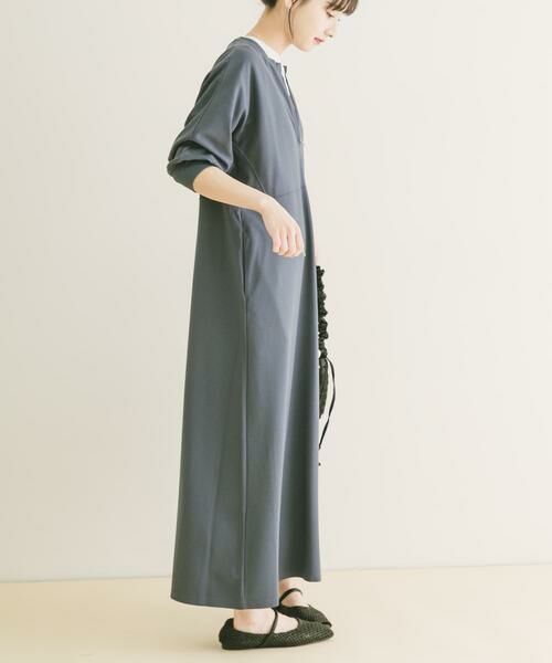 URBAN RESEARCH ITEMS / アーバンリサーチ アイテムズ ワンピース | ハーフジップドルマンワンピース | 詳細3