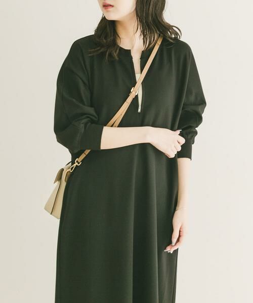 URBAN RESEARCH ITEMS / アーバンリサーチ アイテムズ ワンピース | ハーフジップドルマンワンピース | 詳細8