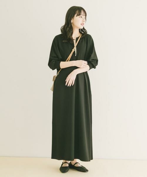 URBAN RESEARCH ITEMS / アーバンリサーチ アイテムズ ワンピース | ハーフジップドルマンワンピース | 詳細11