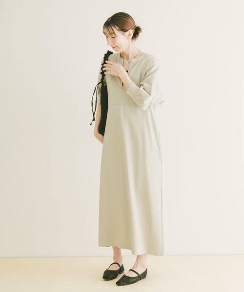 URBAN RESEARCH ITEMS / アーバンリサーチ アイテムズ ワンピース | ハーフジップドルマンワンピース | 詳細16