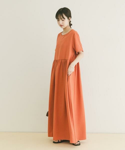 URBAN RESEARCH ITEMS / アーバンリサーチ アイテムズ ワンピース | 『イージーケア/接触冷感/UVカット』SMOOTH LINEN TOUCH ワンピース | 詳細5