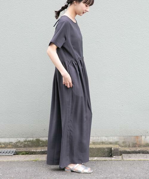 URBAN RESEARCH ITEMS / アーバンリサーチ アイテムズ ワンピース | 『イージーケア/接触冷感/UVカット』SMOOTH LINEN TOUCH ワンピース | 詳細13