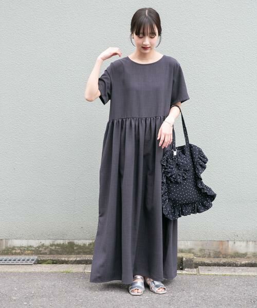 URBAN RESEARCH ITEMS / アーバンリサーチ アイテムズ ワンピース | 『イージーケア/接触冷感/UVカット』SMOOTH LINEN TOUCH ワンピース | 詳細14