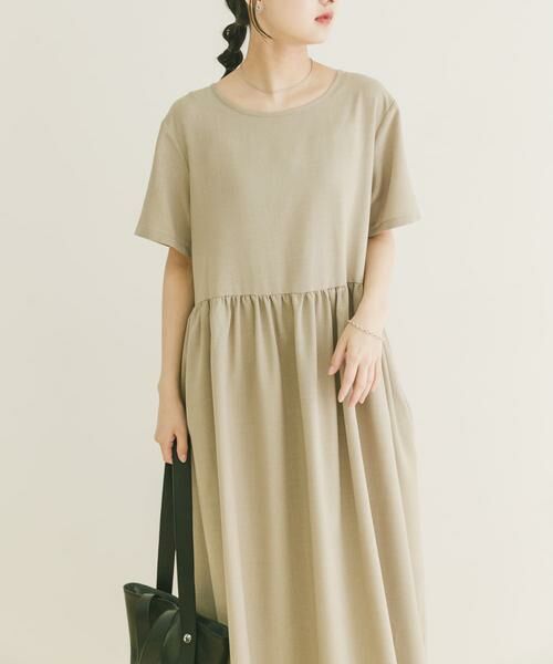 URBAN RESEARCH ITEMS / アーバンリサーチ アイテムズ ワンピース | 『イージーケア/接触冷感/UVカット』SMOOTH LINEN TOUCH ワンピース | 詳細18
