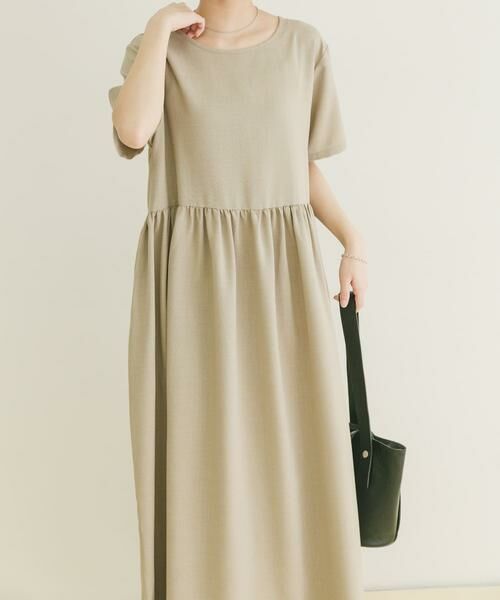 URBAN RESEARCH ITEMS / アーバンリサーチ アイテムズ ワンピース | 『イージーケア/接触冷感/UVカット』SMOOTH LINEN TOUCH ワンピース | 詳細19