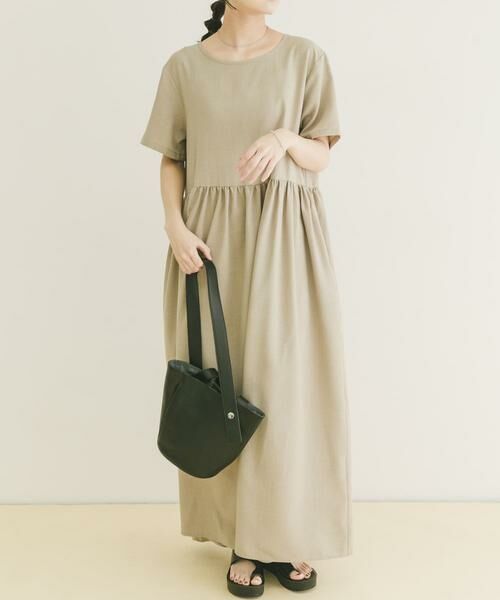 URBAN RESEARCH ITEMS / アーバンリサーチ アイテムズ ワンピース | 『イージーケア/接触冷感/UVカット』SMOOTH LINEN TOUCH ワンピース | 詳細20