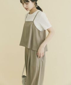 URBAN RESEARCH ITEMS / アーバンリサーチ アイテムズ ワンピース | インナー付きリネンライクセットアップ