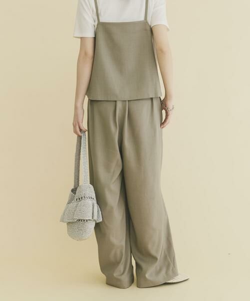 URBAN RESEARCH ITEMS / アーバンリサーチ アイテムズ ワンピース | インナー付きリネンライクセットアップ | 詳細4