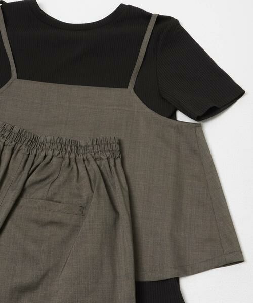 URBAN RESEARCH ITEMS / アーバンリサーチ アイテムズ ワンピース | インナー付きリネンライクセットアップ | 詳細13