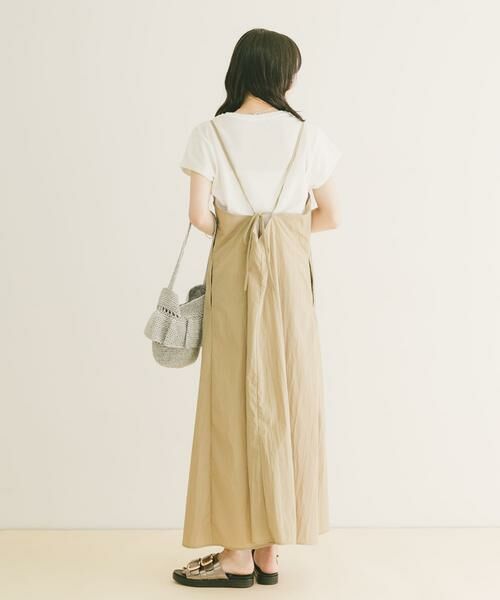 URBAN RESEARCH ITEMS / アーバンリサーチ アイテムズ ワンピース | 『洗濯可』ワッシャーナイロンキャミワンピースセット(楽着シリーズ) | 詳細21