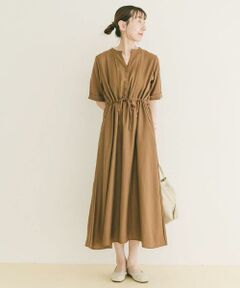 URBAN RESEARCH ITEMS / アーバンリサーチ アイテムズ ワンピース | ウエストマーク半袖ワンピース