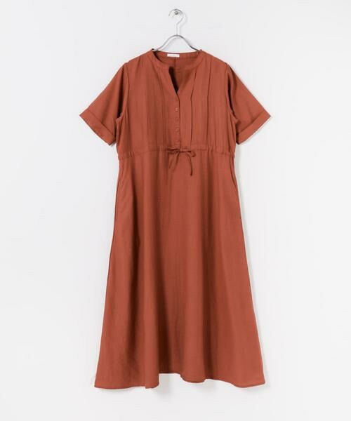 URBAN RESEARCH ITEMS / アーバンリサーチ アイテムズ ワンピース | ウエストマーク半袖ワンピース | 詳細5