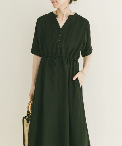 URBAN RESEARCH ITEMS / アーバンリサーチ アイテムズ ワンピース | ウエストマーク半袖ワンピース | 詳細17