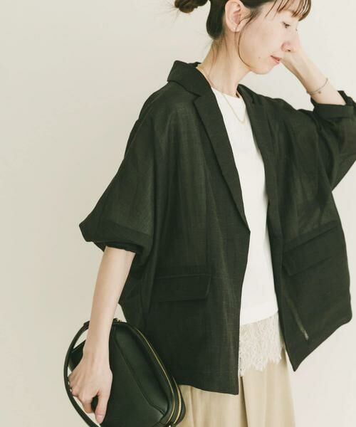 URBAN RESEARCH ITEMS / アーバンリサーチ アイテムズ その他アウター | ドルマンシアージャケット（ブラック）