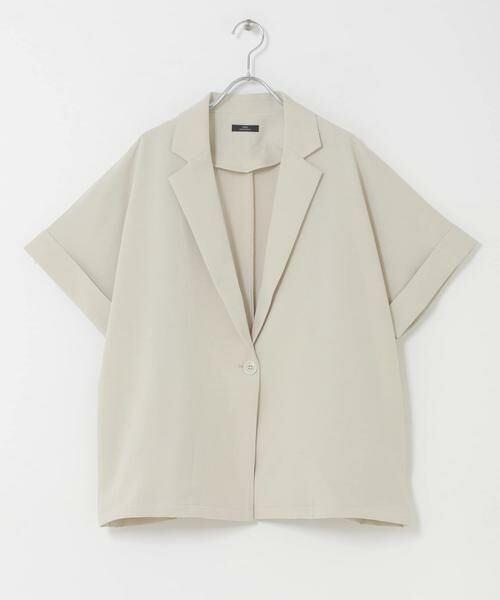 URBAN RESEARCH ITEMS / アーバンリサーチ アイテムズ その他アウター | 『イージーケア/接触冷感/UVカット』SMOOTH LINEN TOUCH 半袖ジャケット | 詳細6
