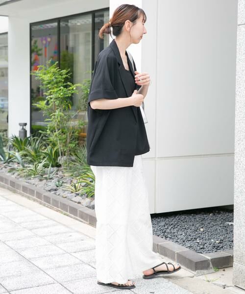 URBAN RESEARCH ITEMS / アーバンリサーチ アイテムズ その他アウター | 『イージーケア/接触冷感/UVカット』SMOOTH LINEN TOUCH 半袖ジャケット | 詳細10