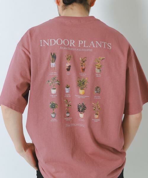 URBAN RESEARCH ITEMS / アーバンリサーチ アイテムズ Tシャツ | Plantsバックプリント USEDライク Tシャツ | 詳細4