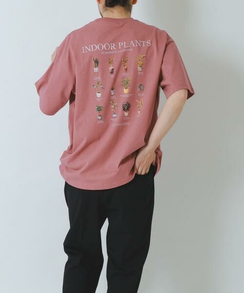 URBAN RESEARCH ITEMS / アーバンリサーチ アイテムズ Tシャツ | Plantsバックプリント USEDライク Tシャツ | 詳細5