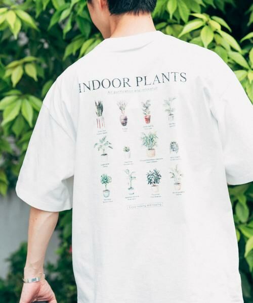 URBAN RESEARCH ITEMS / アーバンリサーチ アイテムズ Tシャツ | Plantsバックプリント USEDライク Tシャツ | 詳細12