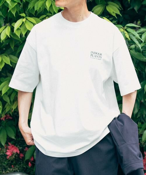 URBAN RESEARCH ITEMS / アーバンリサーチ アイテムズ Tシャツ | Plantsバックプリント USEDライク Tシャツ | 詳細13