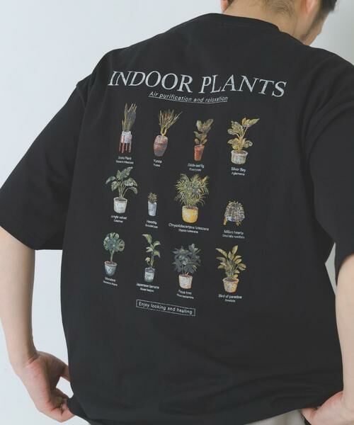 URBAN RESEARCH ITEMS / アーバンリサーチ アイテムズ Tシャツ | Plantsバックプリント USEDライク Tシャツ | 詳細21