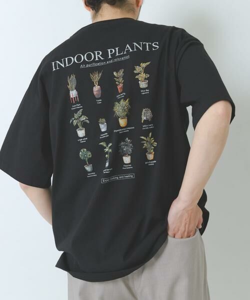 URBAN RESEARCH ITEMS / アーバンリサーチ アイテムズ Tシャツ | Plantsバックプリント USEDライク Tシャツ | 詳細22