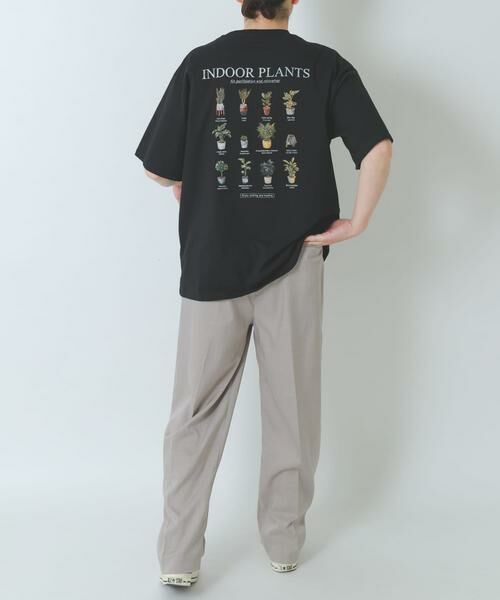 URBAN RESEARCH ITEMS / アーバンリサーチ アイテムズ Tシャツ | Plantsバックプリント USEDライク Tシャツ | 詳細23