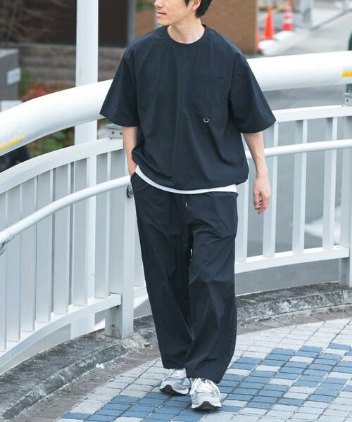 URBAN RESEARCH ITEMS / アーバンリサーチ アイテムズ Tシャツ | 『接触冷感/撥水/イージーケア/UVカット』タスランナイロンクルーネックドロストTシャツ | 詳細11