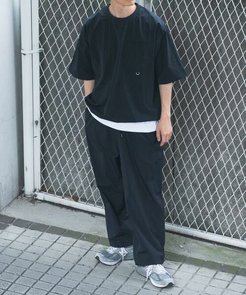 URBAN RESEARCH ITEMS / アーバンリサーチ アイテムズ Tシャツ | 『接触冷感/撥水/イージーケア/UVカット』タスランナイロンクルーネックドロストTシャツ | 詳細13
