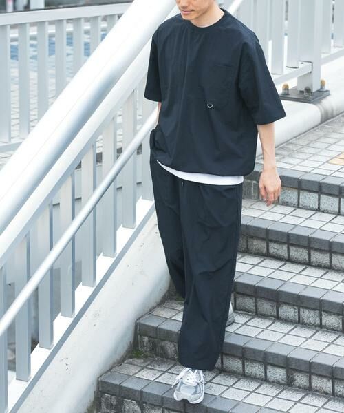 URBAN RESEARCH ITEMS / アーバンリサーチ アイテムズ Tシャツ | 『接触冷感/撥水/イージーケア/UVカット』タスランナイロンクルーネックドロストTシャツ | 詳細4