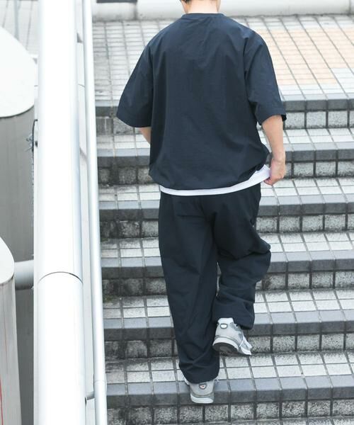 URBAN RESEARCH ITEMS / アーバンリサーチ アイテムズ Tシャツ | 『接触冷感/撥水/イージーケア/UVカット』タスランナイロンクルーネックドロストTシャツ | 詳細5