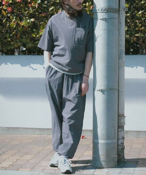 URBAN RESEARCH ITEMS / アーバンリサーチ アイテムズ Tシャツ | 『接触冷感/撥水/イージーケア/UVカット』タスランナイロンクルーネックドロストTシャツ | 詳細26