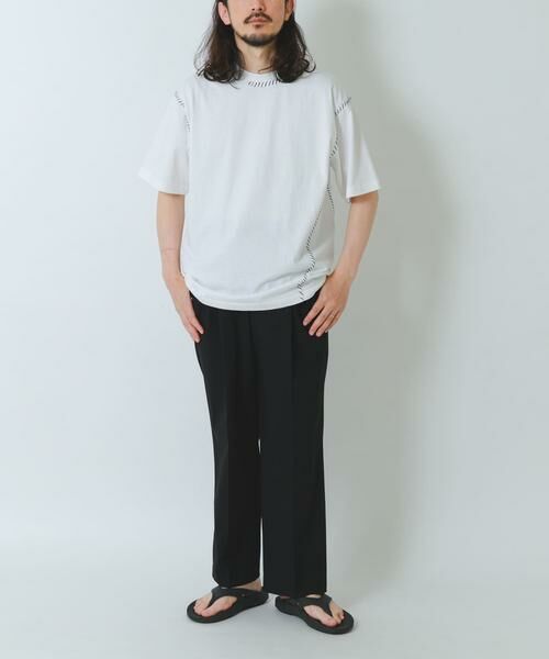 URBAN RESEARCH ITEMS / アーバンリサーチ アイテムズ Tシャツ | ブランケットステッチ クルーネックTシャツ | 詳細3