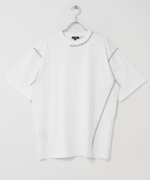 URBAN RESEARCH ITEMS / アーバンリサーチ アイテムズ Tシャツ | ブランケットステッチ クルーネックTシャツ | 詳細4