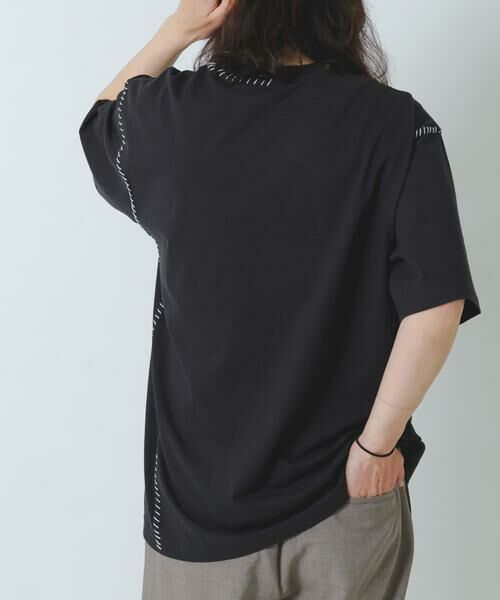 URBAN RESEARCH ITEMS / アーバンリサーチ アイテムズ Tシャツ | ブランケットステッチ クルーネックTシャツ | 詳細7