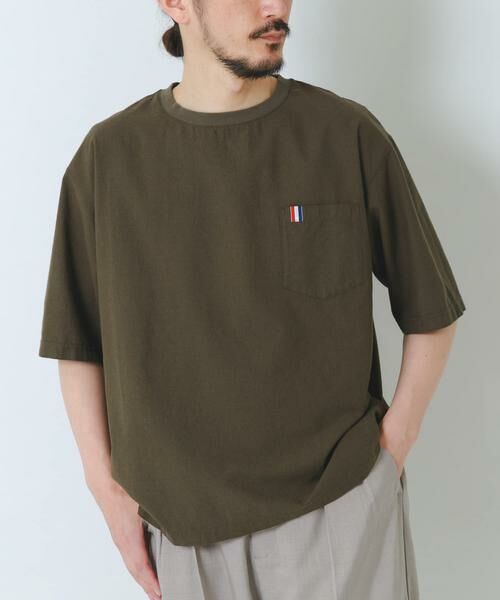 URBAN RESEARCH ITEMS / アーバンリサーチ アイテムズ Tシャツ | 『吸水速乾』フレンチリネン×COOLMAX フハクTシャツ | 詳細3